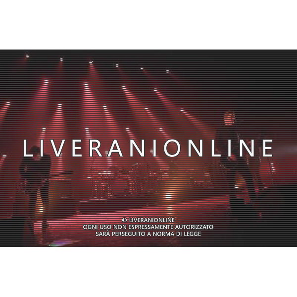 Interpol perform live at the NME Awards Tour 2014, O2 Academy Brixton, London, United Kingdom. 27 March 2014. Paul Banks, Sam Fogarino, Daniel Kessler. AG ALDO LIVERANI SAS ONLY ITALY