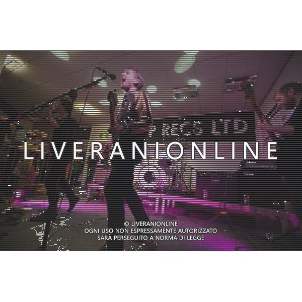 Franz Ferdinand,play a special gig for 250 people at a record store in Sunderland that is owned by Frankie and the Heartstrings,l Pop Recs Ltd, Sunderland,27th March 2014 AG ALDO LIVERANI SAS ONLY ITALY