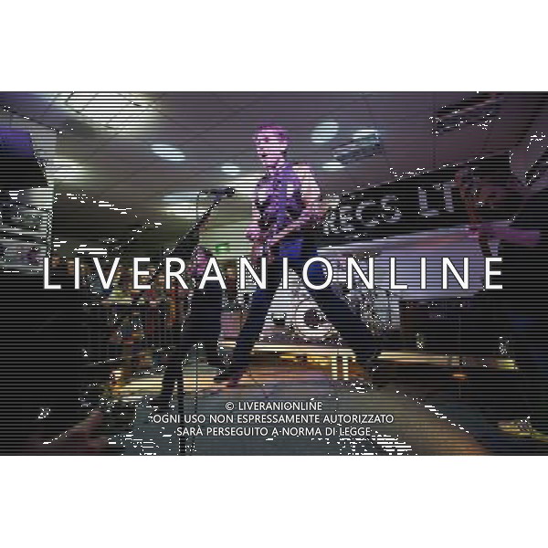 Franz Ferdinand,play a special gig for 250 people at a record store in Sunderland that is owned by Frankie and the Heartstrings,l Pop Recs Ltd, Sunderland,27th March 2014 AG ALDO LIVERANI SAS ONLY ITALY