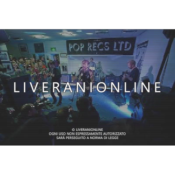 Franz Ferdinand,play a special gig for 250 people at a record store in Sunderland that is owned by Frankie and the Heartstrings,l Pop Recs Ltd, Sunderland,27th March 2014 AG ALDO LIVERANI SAS ONLY ITALY