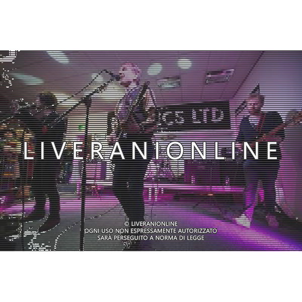 Franz Ferdinand,play a special gig for 250 people at a record store in Sunderland that is owned by Frankie and the Heartstrings,l Pop Recs Ltd, Sunderland,27th March 2014 AG ALDO LIVERANI SAS ONLY ITALY