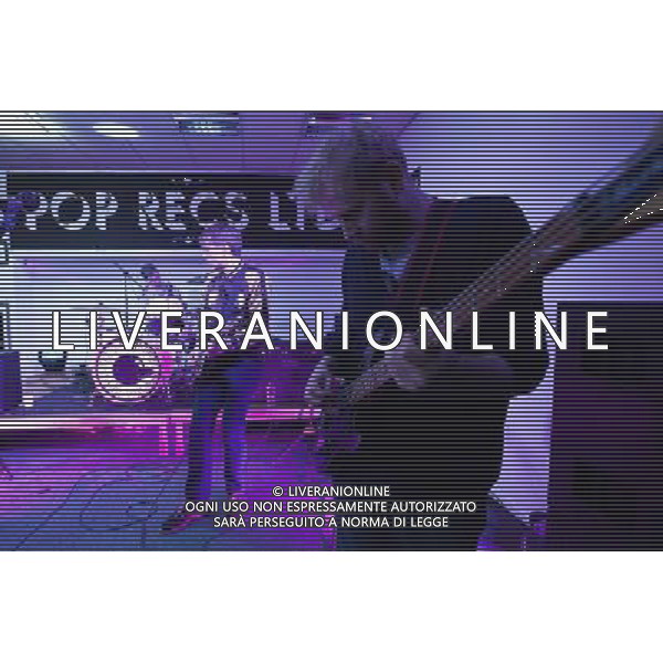 Franz Ferdinand,play a special gig for 250 people at a record store in Sunderland that is owned by Frankie and the Heartstrings,l Pop Recs Ltd, Sunderland,27th March 2014 AG ALDO LIVERANI SAS ONLY ITALY