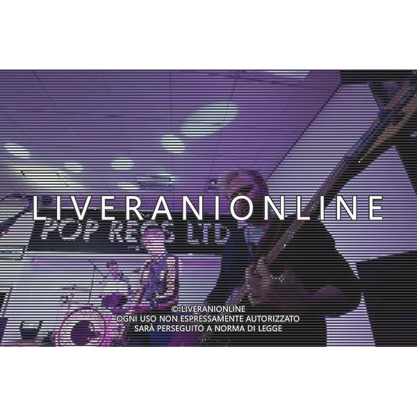 Franz Ferdinand,play a special gig for 250 people at a record store in Sunderland that is owned by Frankie and the Heartstrings,l Pop Recs Ltd, Sunderland,27th March 2014 AG ALDO LIVERANI SAS ONLY ITALY