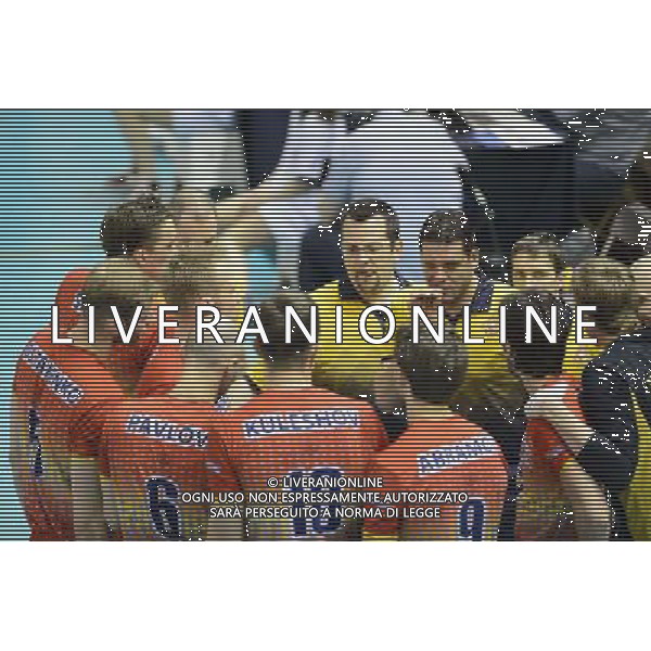 Groupe Novgorod - Plamen KONSTANTIVOV - 29.03.2014 - Paris Volley / Novgorod - Finale CEV - Photo : Fred Porcu / Icon Sport