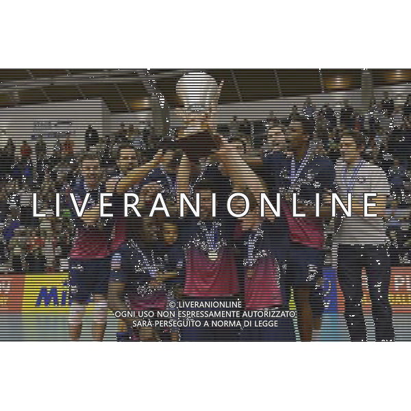Joie Equipe Paris - 29.03.2014 - Paris Volley / Novgorod - Finale CEV - Photo : Fred Porcu / Icon Sport