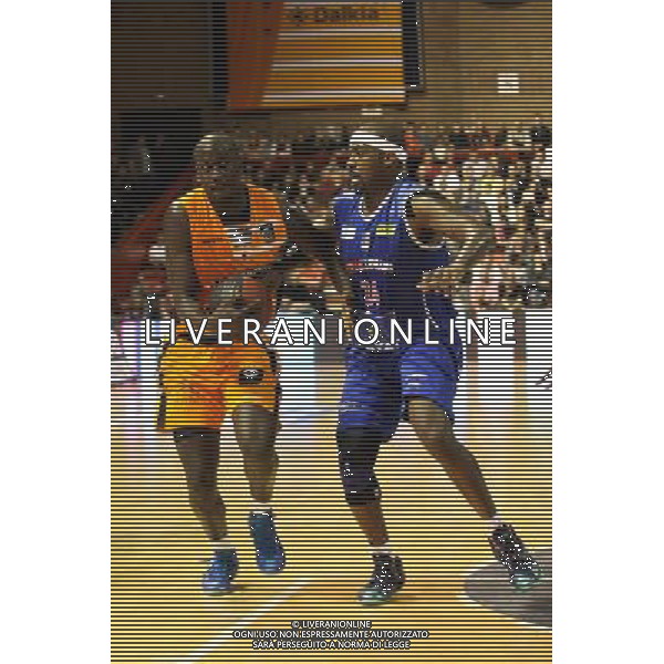 Ousmane CAMARA / Elton BROWN - 29.03.2014 - Gravelines Dunkerque / Paris Levallois - 25eme journee de Pro A Photo : Alain Christy / Icon Sport AG ALDO LIVERANI SAS ONLY ITALY