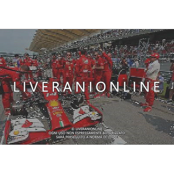 Fernando Alonso (ESP) Ferrari F14-T on the grid. 30.03.2014. Formula 1 World Championship, Rd 2, Malaysian Grand Prix, Sepang, Malaysia, Sunday. - www.xpbimages.com, EMail: requests@xpbimages.com - copy of publication required for printed pictures. Every used picture is fee-liable. © Copyright: Photo4 / XPB Images AG ALDO LIVERANI SAS ONLY ITALY