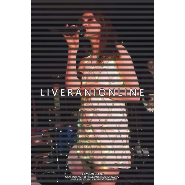 Sophie Ellis-Bextor performs at the WWF\'s global switch-off, Earth Hour, at the Royal Festival Hall, London, England, UK on 29th March 2014, London, England, UK. AG ALDO LIVERANI SAS ONLY ITALY