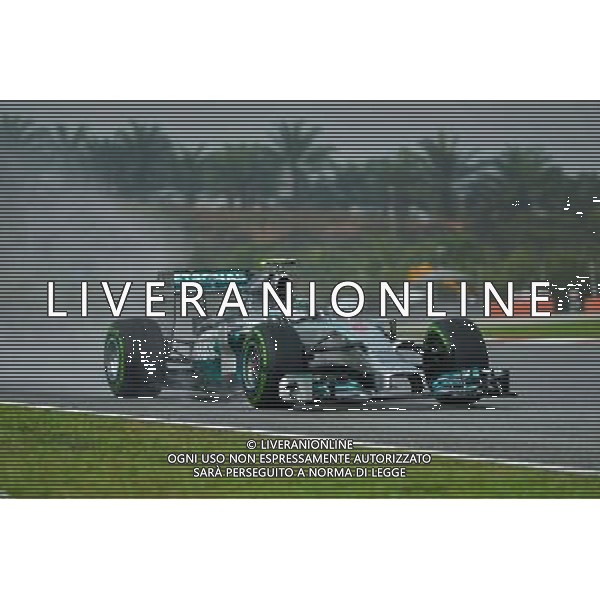 (140329) -- SEPANG, March 29, 2014 () -- Mercedes GP driver Nico Rosberg of Germany competes during the qualifying session for the Malaysian Formula One Grand Prix at Sepang International Circuit in Sepang, Malaysia, March 29, 2014. (/Chong Voon Chung) AG ALDOL IVERANI SAS ONLY ITALY