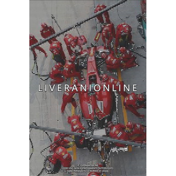 Fernando Alonso (ESP) Ferrari F14-T pit stop. 30.03.2014. Formula 1 World Championship, Rd 2, Malaysian Grand Prix, Sepang, Malaysia, Sunday. - www.xpbimages.com, EMail: requests@xpbimages.com - copy of publication required for printed pictures. Every used picture is fee-liable. Â© Copyright: Batchelor / XPB Images AG ALDO LIVERANI SAS ONLY ITALY