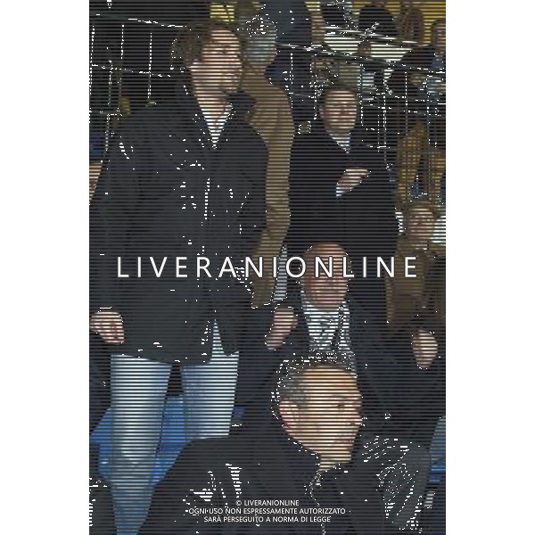Servizio Presidente A.C.Siena Paolo De Luca Paolo De Luca in tribuna a Siena con il figlio foto aldo liverani de luca paolo
