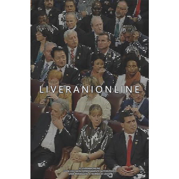 (140312) -- VAPARAISO, March 12, 2014 () -- Image provided by AgenciaUno shows representatives attending the presidential swearing-in ceremony for Michelle Bachelet, in the National Congress, in Valparaiso, Chile, on March 11, 2014. Michelle Bachelet was officially sworn in as president of Chile on Tuesday in the central port city of Valparaiso, seat of Chile\'s Congress. (/AGENCIAUNO) (rt) (sp) (dp) ©photoshot/AGENZIA ALDO LIVERANI SAS - ITALY ONLY - Cerimonia di giuramento del presidente cileno Michelle Bachelet nel Congresso Nazionale a Valparaiso, in Cile, il 11 Marzo 2014.