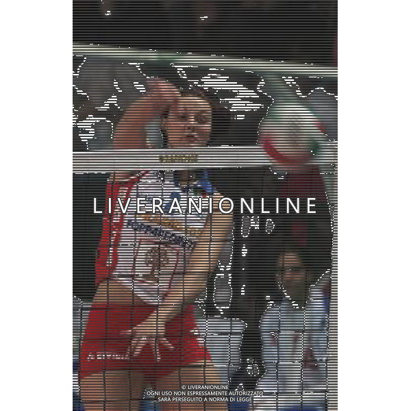 FOPPA PEDRETTI BERGAMO-DESPAR PERUGIA 20/11/2004 60 CAMPIONATO FEMMININILE DI VOLLEY NELLA FOTO angelina gruen AGENZIA ALDO LIVERANI