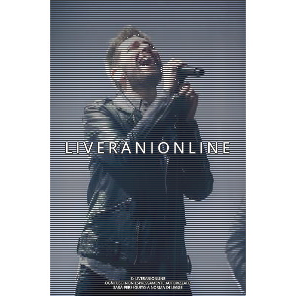 You Me at Six performing at Manchester O2 Apollo on 30th March 2014. Lead singer Josh Franceschi. ©photoshot/AGENZIA ALDO LIVERANI SAS - ITALY ONLY - EDITORIAL USE ONLY