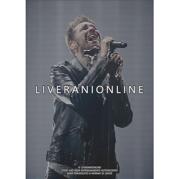 You Me at Six performing at Manchester O2 Apollo on 30th March 2014. Lead singer Josh Franceschi. ©photoshot/AGENZIA ALDO LIVERANI SAS - ITALY ONLY - EDITORIAL USE ONLY