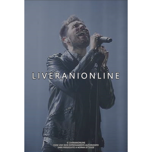 You Me at Six performing at Manchester O2 Apollo on 30th March 2014. Lead singer Josh Franceschi. ©photoshot/AGENZIA ALDO LIVERANI SAS - ITALY ONLY - EDITORIAL USE ONLY