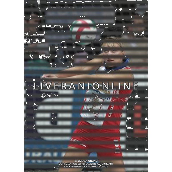 FOPPA PEDRETTI BERGAMO-DESPAR PERUGIA 20/11/2004 60 CAMPIONATO FEMMININILE DI VOLLEY NELLA FOTO kilic lioubov AGENZIA ALDO LIVERANI