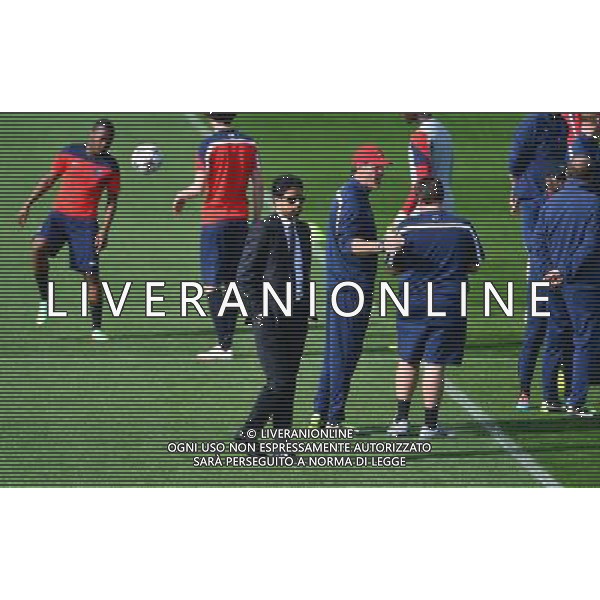 Nasser AL KHELAIFI - 01.04.2014 - Entrainement du Paris Saint Germain avant le match de Champions League Photo : Dave Winter / Icon Sport *** Local Caption *** ag aldo liverani sas only italy *** Local Caption ***