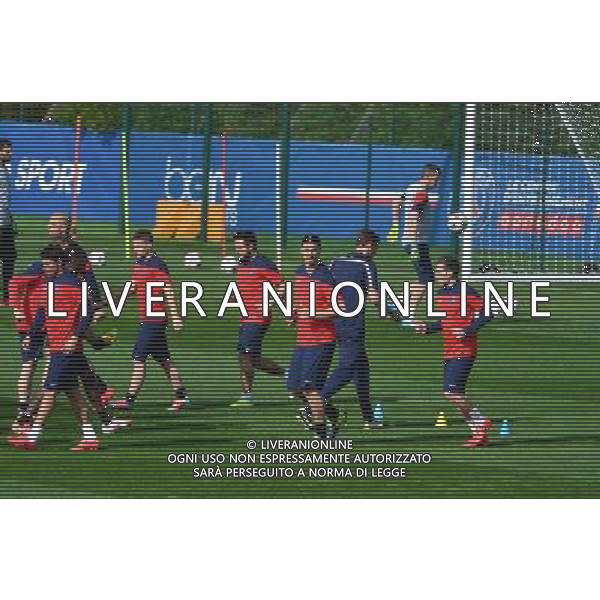 Zlatan IBRAHIMOVIC - 01.04.2014 - Entrainement du Paris Saint Germain avant le match de Champions League Photo : Dave Winter / Icon Sport *** Local Caption *** ag aldo liverani sas only italy *** Local Caption ***