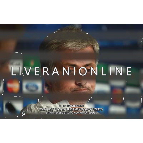 Jose MOURINHO - 01.04.2014 - Conference de presse de Chelsea avant le match de Champions League Photo : Dave Winter / Icon Sport *** Local Caption *** ag aldo liverani sas only italy *** Local Caption ***