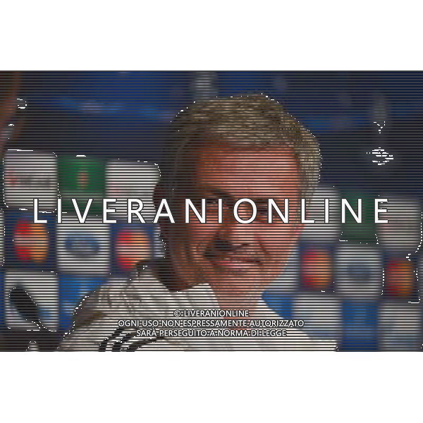 Jose MOURINHO - 01.04.2014 - Conference de presse de Chelsea avant le match de Champions League Photo : Dave Winter / Icon Sport *** Local Caption *** ag aldo liverani sas only italy *** Local Caption ***