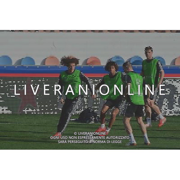David Luiz - 01.04.2014 - Entrainement de Chelsea avant le match de Champions League Photo : Dave Winter / Icon Sport *** Local Caption *** ag aldo liverani sas only italy *** Local Caption ***