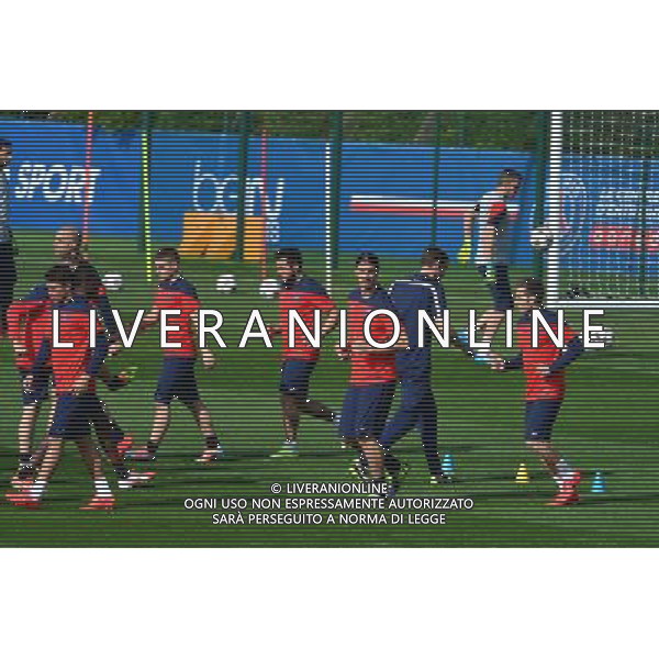 Zlatan IBRAHIMOVIC - 01.04.2014 - Entrainement du Paris Saint Germain avant le match de Champions League Photo : Dave Winter / Icon Sport ag aldo liverani sas only italy *** Local Caption ***