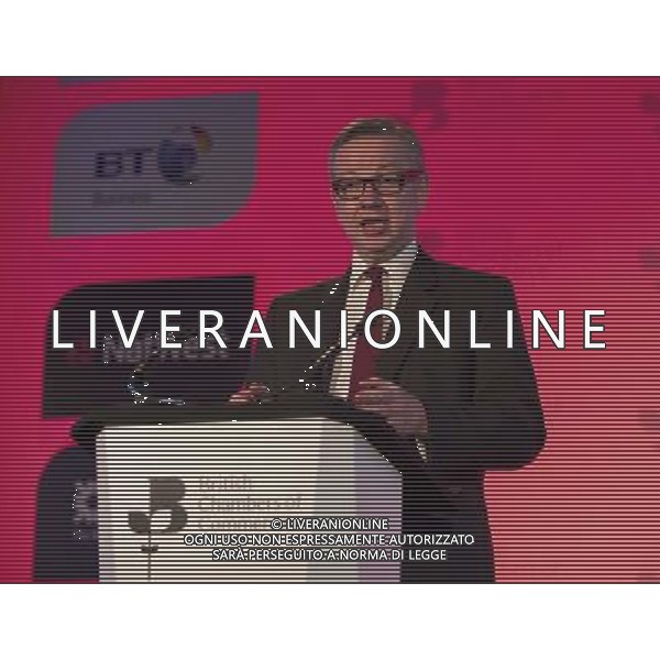 Michael Gove MP, Secretary of state for education gives a speech at the British Chambers of Commerce Annual Conference in the QE II Conference center in London. AG ALDO LIVERANI SAS ONLY ITALY