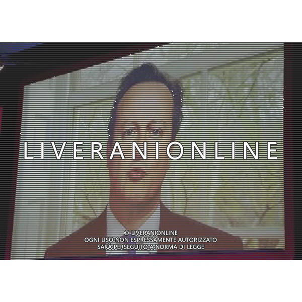 David Cameron delivers his gives a speech via pre recorded video at the British Chambers of Commerce Annual Conference in the QE II Conference center in London. AG ALDO LIVERANI SAS ONLY ITALY
