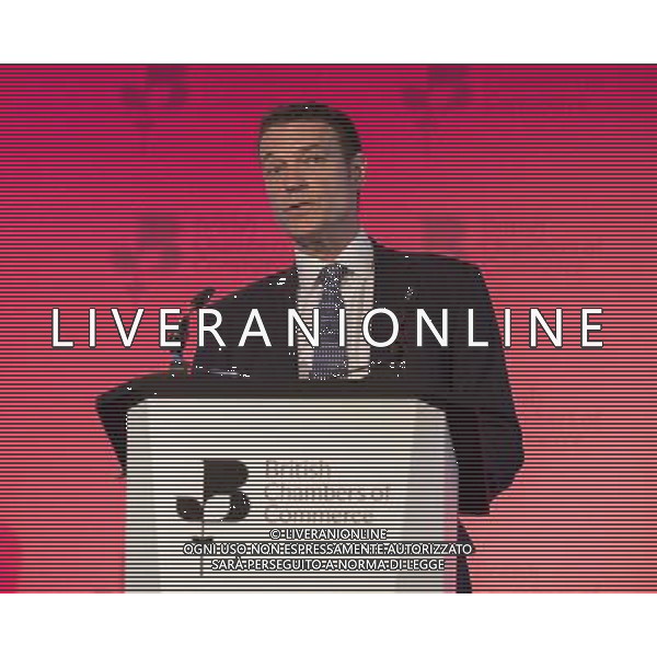 Chris Sulivan Deputy group chief executive RBS group delivers his gives a speech at the British Chambers of Commerce Annual Conference in the QE II Conference center in London. AG ALDO LIVERANI SAS ONLY ITALY