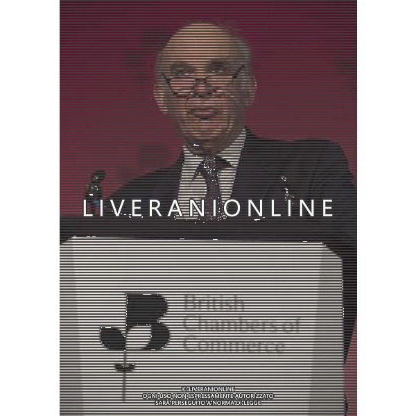 Dr. Vince Cable Secretary of state for business gives a speech at the British Chambers of Commerce Annual Conference in the QE II Conference center in London. AG ALDO LIVERANI SAS ONLY ITALY