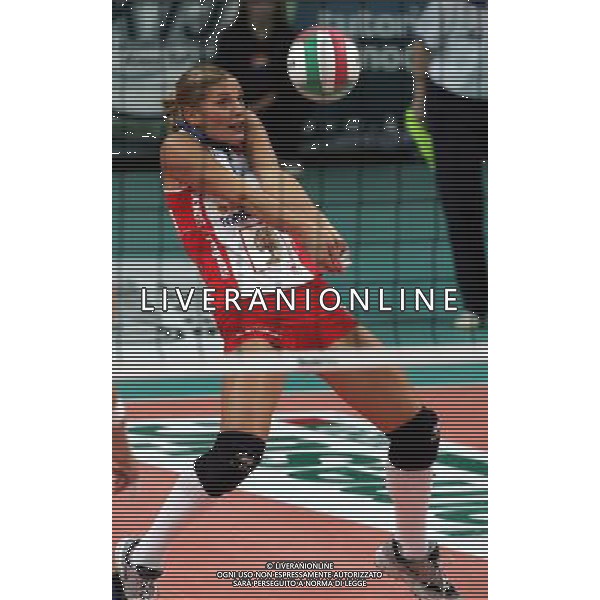 FOPPA PEDRETTI BERGAMO-DESPAR PERUGIA 20/11/2004 60 CAMPIONATO FEMMININILE DI VOLLEY NELLA FOTO piccinini francesca AGENZIA ALDO LIVERANI