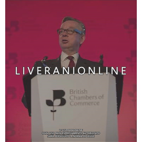 Michael Gove MP, Secretary of state for education gives a speech at the British Chambers of Commerce Annual Conference in the QE II Conference center in London. AG ALDO LIVERANI SAS ONLY ITALY