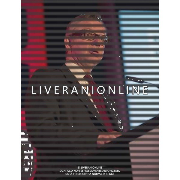 Michael Gove MP, Secretary of state for education gives a speech at the British Chambers of Commerce Annual Conference in the QE II Conference center in London. AG ALDO LIVERANI SAS ONLY ITALY