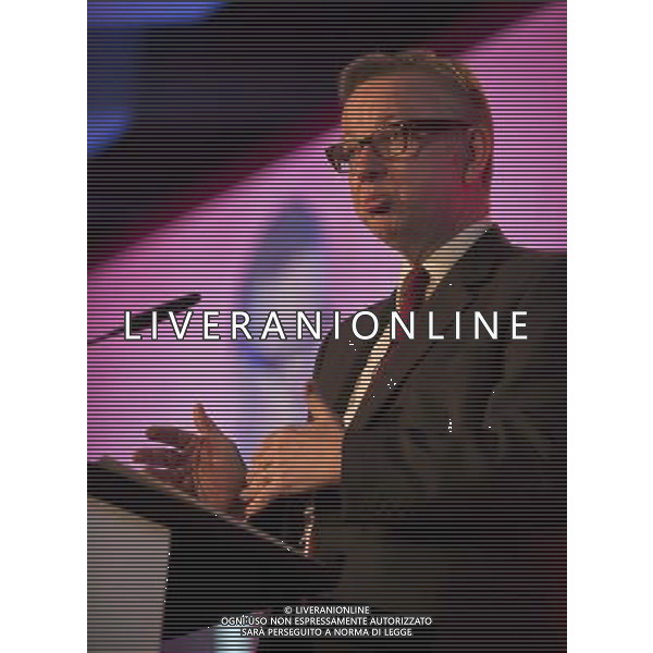 Michael Gove MP, Secretary of state for education gives a speech at the British Chambers of Commerce Annual Conference in the QE II Conference center in London. AG ALDO LIVERANI SAS ONLY ITALY