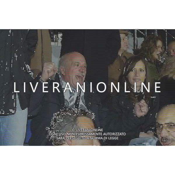 Servizio Presidente A.C.Siena Paolo De Luca Paolo De Luca in tribuna a Siena con il figlio foto aldo liverani de luca paolo