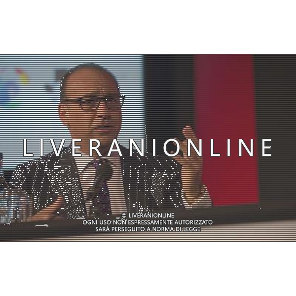 Theo Paphitis chairman of Ryman stationary talks on the panel that debates the skills and international competitiveness of Britain\'s current, and future workforce. At the British Chambers of Commerce Annual Conference in the QE II Conference center in London. AG ALDO LIVERANI SAS ONLY ITALY