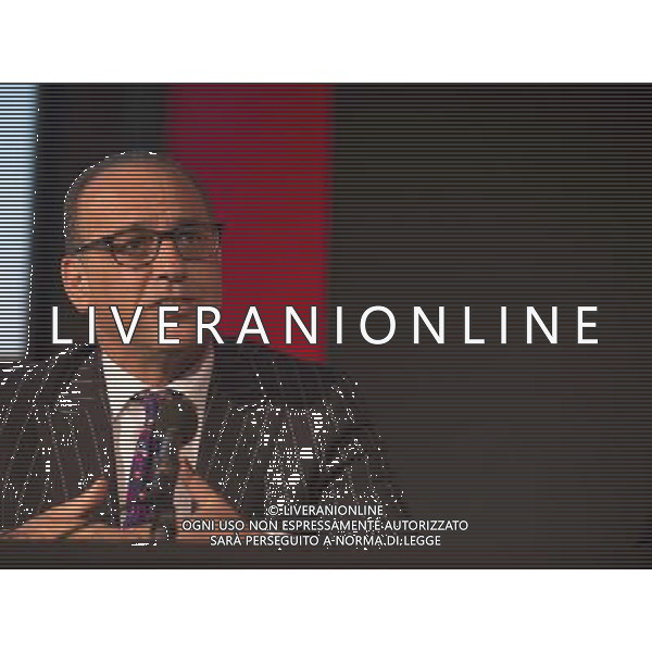Theo Paphitis chairman of Ryman stationary talks on the panel that debates the skills and international competitiveness of Britain\'s current, and future workforce. At the British Chambers of Commerce Annual Conference in the QE II Conference center in London. AG ALDO LIVERANI SAS ONLY ITALY