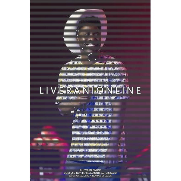 Atomic Bomb Who is William Onyeabor? Featuring Damon Albarn, Alexis Taylor (Hot Chip), Kele Okereke (Bloc Party), Pat Mahoney (LCD Soundsystem), Sinkane, Money Mark, Lijadu Sisters and Ghostpoet Performing live, Barbican Centre, 1st April 2014, concert, gig, show, event, live, performance, funk, electro-funk AG ALDO LIVERANI SAS ONLY ITALY