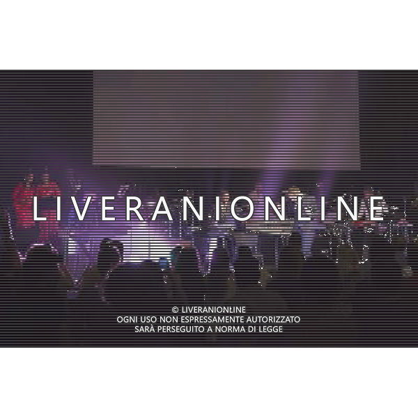 Atomic Bomb Who is William Onyeabor? Featuring Damon Albarn, Alexis Taylor (Hot Chip), Kele Okereke (Bloc Party), Pat Mahoney (LCD Soundsystem), Sinkane, Money Mark, Lijadu Sisters and Ghostpoet Performing live, Barbican Centre, 1st April 2014, concert, gig, show, event, live, performance, funk, electro-funk AG ALDO LIVERANI SAS ONLY ITALY