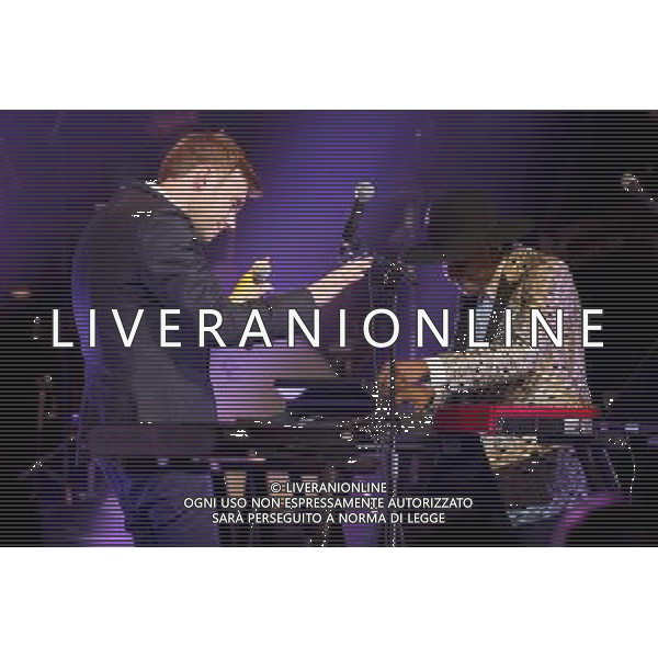 Atomic Bomb Who is William Onyeabor? Featuring Damon Albarn, Alexis Taylor (Hot Chip), Kele Okereke (Bloc Party), Pat Mahoney (LCD Soundsystem), Sinkane, Money Mark, Lijadu Sisters and Ghostpoet Performing live, Barbican Centre, 1st April 2014, concert, gig, show, event, live, performance, funk, electro-funk AG ALDO LIVERANI SAS ONLY ITALY