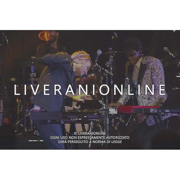 Atomic Bomb Who is William Onyeabor? Featuring Damon Albarn, Alexis Taylor (Hot Chip), Kele Okereke (Bloc Party), Pat Mahoney (LCD Soundsystem), Sinkane, Money Mark, Lijadu Sisters and Ghostpoet Performing live, Barbican Centre, 1st April 2014, concert, gig, show, event, live, performance, funk, electro-funk AG ALDO LIVERANI SAS ONLY ITALY