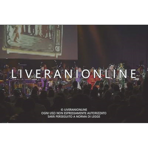 Atomic Bomb Who is William Onyeabor? Featuring Damon Albarn, Alexis Taylor (Hot Chip), Kele Okereke (Bloc Party), Pat Mahoney (LCD Soundsystem), Sinkane, Money Mark, Lijadu Sisters and Ghostpoet Performing live, Barbican Centre, 1st April 2014, concert, gig, show, event, live, performance, funk, electro-funk AG ALDO LIVERANI SAS ONLY ITALY