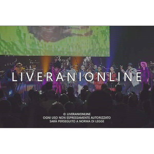 Atomic Bomb Who is William Onyeabor? Featuring Damon Albarn, Alexis Taylor (Hot Chip), Kele Okereke (Bloc Party), Pat Mahoney (LCD Soundsystem), Sinkane, Money Mark, Lijadu Sisters and Ghostpoet Performing live, Barbican Centre, 1st April 2014, concert, gig, show, event, live, performance, funk, electro-funk AG ALDO LIVERANI SAS ONLY ITALY