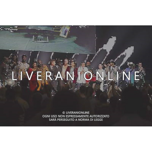 Atomic Bomb Who is William Onyeabor? Featuring Damon Albarn, Alexis Taylor (Hot Chip), Kele Okereke (Bloc Party), Pat Mahoney (LCD Soundsystem), Sinkane, Money Mark, Lijadu Sisters and Ghostpoet Performing live, Barbican Centre, 1st April 2014, concert, gig, show, event, live, performance, funk, electro-funk AG ALDO LIVERANI SAS ONLY ITALY