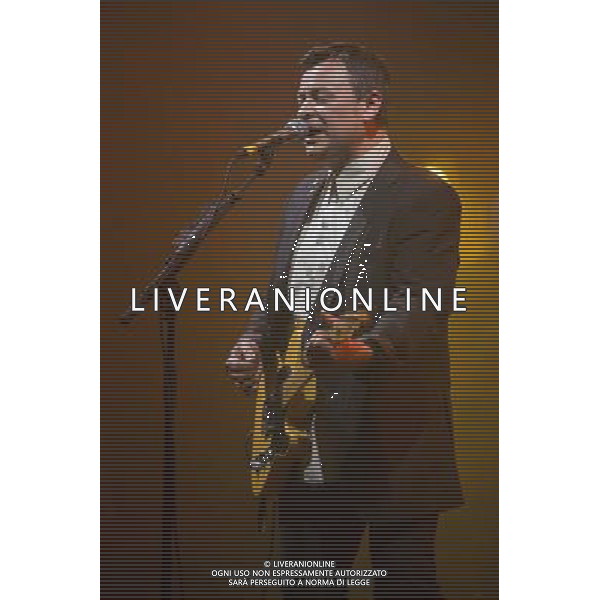 James Dean Bradfield of Manic Street Preachers performs at Manchester Apollo, Manchester, England, 1st April 2014. AG ALDO LIVERANI SAS ONLY ITALY