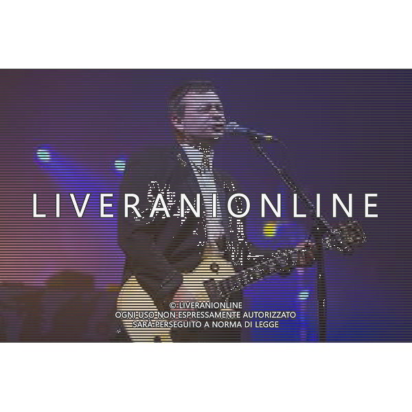 James Dean Bradfield of Manic Street Preachers performs at Manchester Apollo, Manchester, England, 1st April 2014. AG ALDO LIVERANI SAS ONLY ITALY