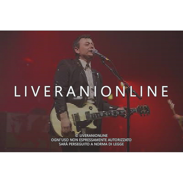 James Dean Bradfield of Manic Street Preachers performs at Manchester Apollo, Manchester, England, 1st April 2014. AG ALDO LIVERANI SAS ONLY ITALY