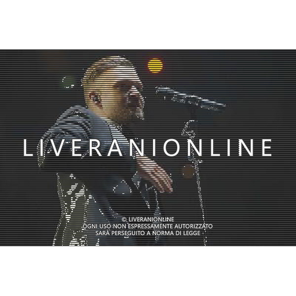 American singer-songwriter Justin Timberlake (born Justin Randall Timberlake) performs the first of two shows at The o2 Arena, London, England, on Tuesday 1st April 2014. Please note image is one time usage only for editorial purposes. AG ALDO LIVERANI SAS ONLY ITALY