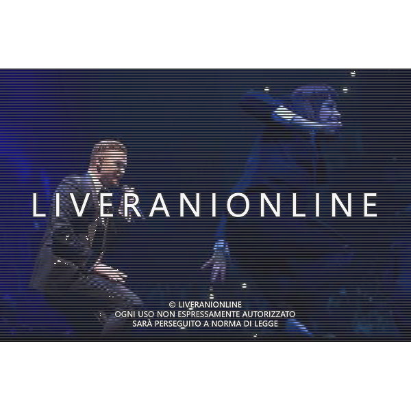 American singer-songwriter Justin Timberlake (born Justin Randall Timberlake) performs the first of two shows at The o2 Arena, London, England, on Tuesday 1st April 2014. Please note image is one time usage only for editorial purposes. AG ALDO LIVERANI SAS ONLY ITALY